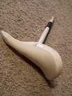 Old School Bmx  Uni Turbo Pro Seat 22 2mm 7 8  White Race  Vintage