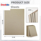 25 Sheets 12 5x10  Book Board 2 Mm 80 Pt For Book Binding Thick Grey Board For B