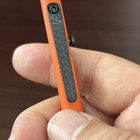 Tactile Turn X Carryology Blaze Orange Limited Edition Slim Bolt Action Pen