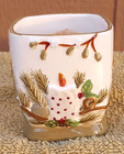 Yankee Candle Mistletoe Christmas Votive Candle Holder Includes Yankee Candle