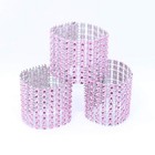 50pcs Plastic Napkin Rings Hotel Wedding Chair Sash Napkin Rings For Party De   