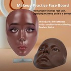 Liflikee Silicone Makeup Mannequin Face Practice Board For Makeup Artist