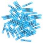 Blue Heat Shrink Butt Wire Connectors Crimp Electric Terminals Awg 16-14 Gauge