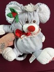 Vintage Mouse Christmas Puffalump Candy Cane Fisher Price 1987