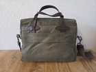 Filson 24 Hour Tin Cloth Briefcase   Otter Green   Made In Usa   Rare