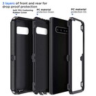 Black For Samsung Galaxy S10 s10 Plus s10e Case Heavy Duty Rugged Hybrid Cover