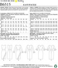 Butterick Sewing Pattern 6515 Ruffle Dress Misses Size 14-22