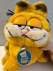 Vintage Dakin Garfield Jumbo Plush Animal 7  Sitting Figure - Tags - Rare 1981