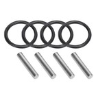 4pcs Aluminum Alloy 17mm Hex 23mm Wheel Extension Adapter For 1 8 Rc Car