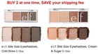 2 New E l f  Bite-size Eyeshadows  Cold Brew   Cream   Sugar