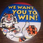 Vintage Esso Gas Tiger 3 5 Inch Pinback Button