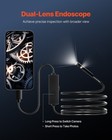 Vevor Dual Lens Borescope Endoscope Camera For Android Ios   10ft Snake Cable
