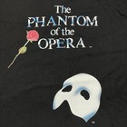 Vintage The Phantom Of The Opera Shirt Single Stitch Black Tee Size Xl 