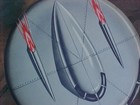 1950 Henry J Spaceship Frisbee Dealership Advertising Promo Kaiser Frazer Dated