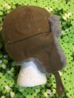 Vintage 80s Trapper Aviator Hat Cap Lined Military Ear Flap Sz 58 As Is
