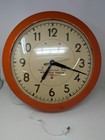 Vintage 20  Western Union Naval Observatory Time Wall Clock  Self Winding Clock