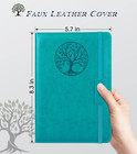 Lined Journal Notebook For Women Men 256 Pages A5 Hardcover Leather Journals For