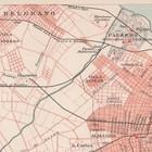 Buenos Aires Original Antique City Plan  1896 Argentina