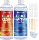 Crystal Clear Epoxy Resin Kit 16oz  Bubble-free  Anti-yellowing  Self Levelin   