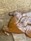 Vintage Mobil Pegasus Gas   Oil Advertising License Plate Topper Accessory