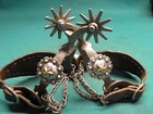 Nice Vintage Pair Of Western Cowboy Spurs