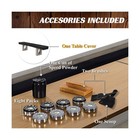 11ft  Outdoor All-weather Shuffleboard Table Stable Anti-rust Steel Frame Deck