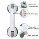330lbs Shower Grip Handle Suction Cup Bar Bathroom Toilet Tub Rail For Elderly