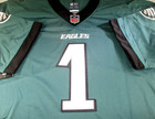 Jalen Hurts   Autographed Philadelphia Eagles Pro-style Football Jersey   Bas