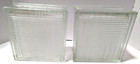 Vintage Reclaimed Architectural Glass Blocks 7-3 4  X 7-3 4  X 3-7 8 --lot Of 2