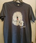 Hand-painted 3d Old English Sheepdog   Pup Tshirt By Barbara Wood  Oes  Medium