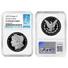 2025-s Proof  1 Morgan And Peace Silver Dollar 2pc Set Ngc Pf70uc Fdi First