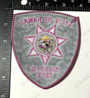 State Of Hawaii Sheriff s Dept  Breast Cancer Awareness Pink Patch  pk1 