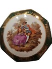 Vtg Porcelain Limoges Trinket Vanity Box French Courting Scene French Pastoral