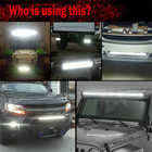 7 Pulgadas 20000lm Barra De Luz Luces Led Combo De Flujo Puntual Combo Offroad