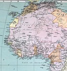 1907 Map Africa Egypt Nubia Ethiopia Madagascar Angola Zanzibar Guinea South 