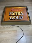 Uncommon Vintage Coors Extra Gold Beer Sign Lighted Bar Light 19 X 15   