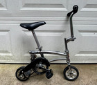 Justgo Runt Mini Bicycle  clown Bike  Circus Cycle Rare Chrome Version