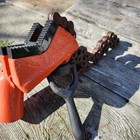 Ridgid Model  53     Sc4 Portable Chain Pipe Vise 1 8   To 5  With New Jaws    