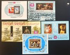 Lot Of 12 Yemen Souvenir Sheets   Used   Mnh   Art  Unesco  Apollo 11  Expo