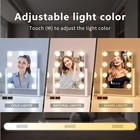 Vanity Mirror With Lights  Hollywood Vanity Makeup Mirror With 9 Dimmable Led Bu