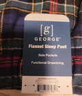 George Men s Flannel Sleep Pants Medium  Multi Colors Free Shipping