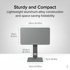 Plugable - Portable Magnetic Tablet Holder For Magsafe Ipad Pro 11  Ams-stand11