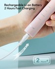 Fairywill Dual Electric Toothbrush Sonic Usb Recharge 5 Modes 10 Brush Heads Set