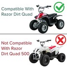 Premium 24 Volt 7 Ah Battery Pack For Razor Dirt Quad Atv  versions 1  