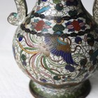 Antique Pair Of Antique Chinese Cloisonne Enameled Vases C1900