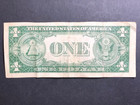 1935-f Series  1 Silver Certificate Blue Seal One Dollar Bill - Circulated