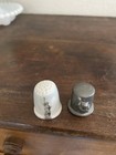 Vintage Thimble Lot Of 2 Souvenir Thimbles Statue Of Liberty New York Trinkets