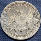Love Token    m    On Seated Liberty Quarter  54176