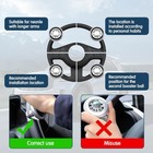 Blue Car Steering Wheel Knob Spinner Accessory Knob