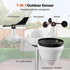 7-in-1 Wi-fi Weather Station 7 In Tft Display Wireless Outdoor Sensor
